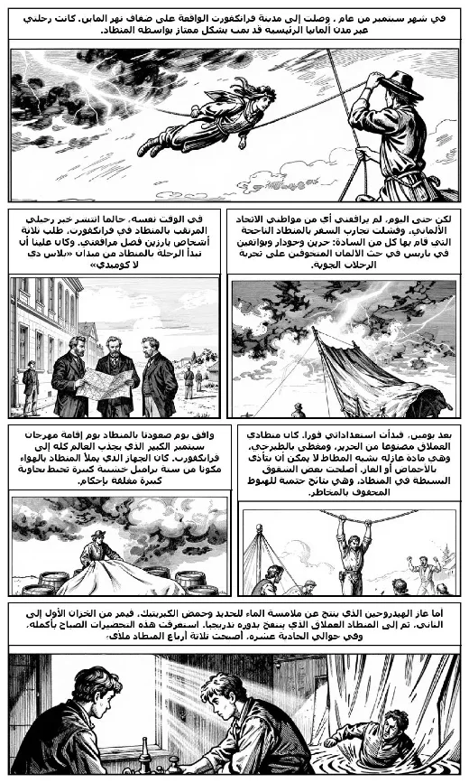 A Balloon Journey manga adaptation by Jules Verne · Page 1