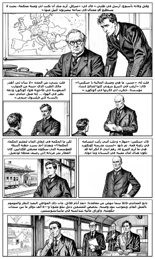 A Day Among Liars manga adaptation by Edward Page Mitchell · Page 3