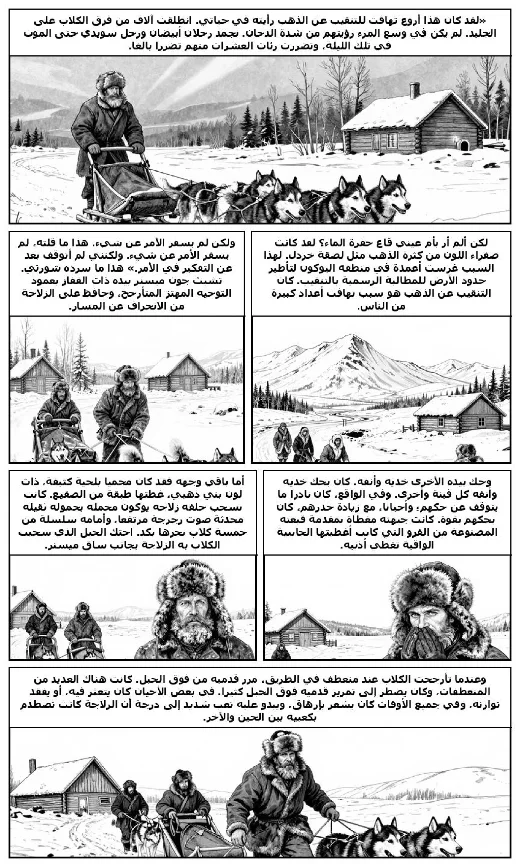 A Day's Lodging manga adaptation by Jack London · Page 1
