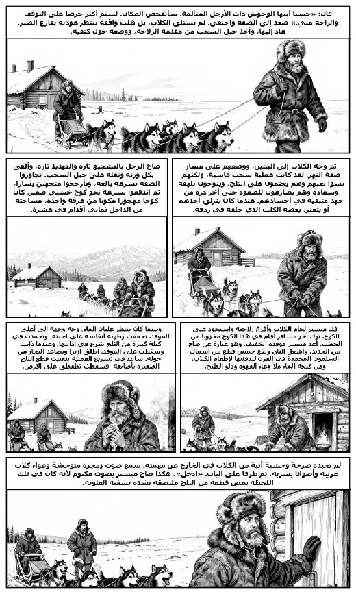 A Day's Lodging manga adaptation by Jack London · Page 4