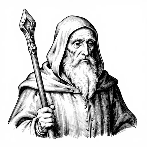 The Old Stranger, The pilgrim who claims to be his son, character in A Rare Kind of Ghost