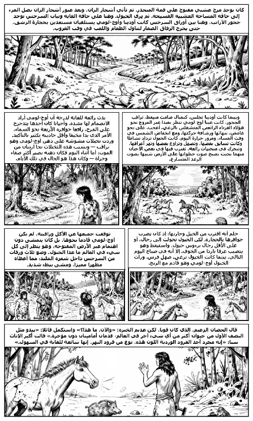 مانغا «قصة من العصر الحجري» · هربرت جورج ويلز · صفحة 1