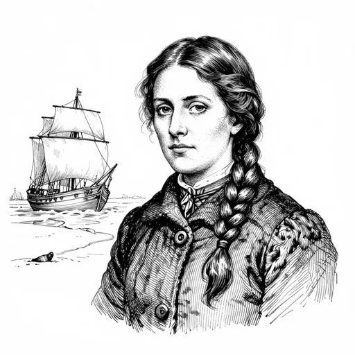Marie, The captain's daughter, character in A Winter Amid the Ice