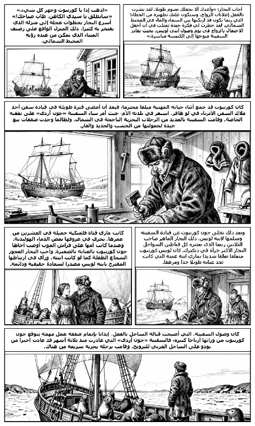 A Winter Amid the Ice manga adaptation by Jules Verne · Page 2