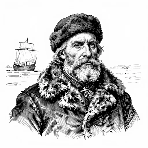 Jean Cornbutte, The ship's captain, character in A Winter Amid the Ice