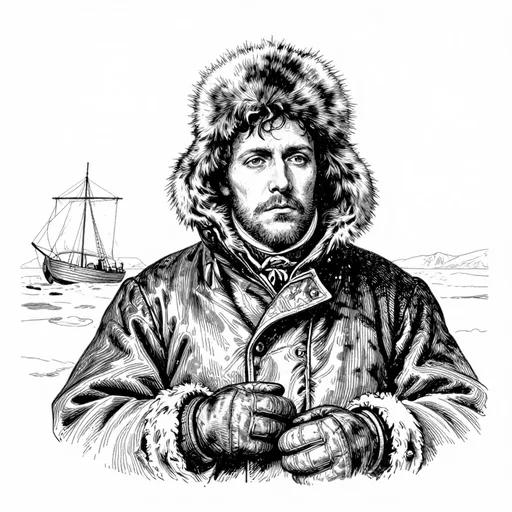 Louis Cornbutte, The captain's son, character in A Winter Amid the Ice