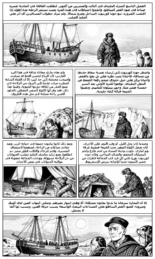 A Winter Amid the Ice manga adaptation by Jules Verne · Page 1