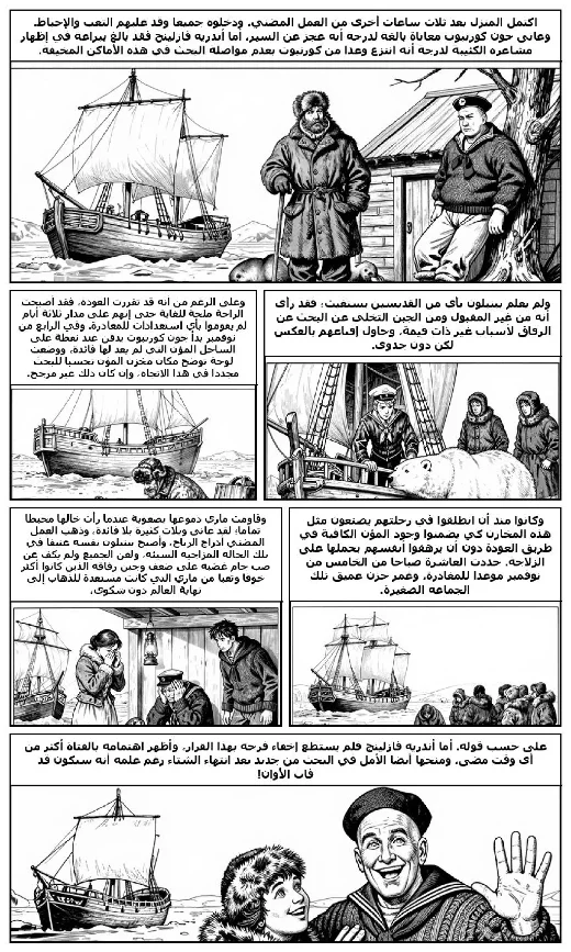 A Winter Amid the Ice manga adaptation by Jules Verne · Page 3