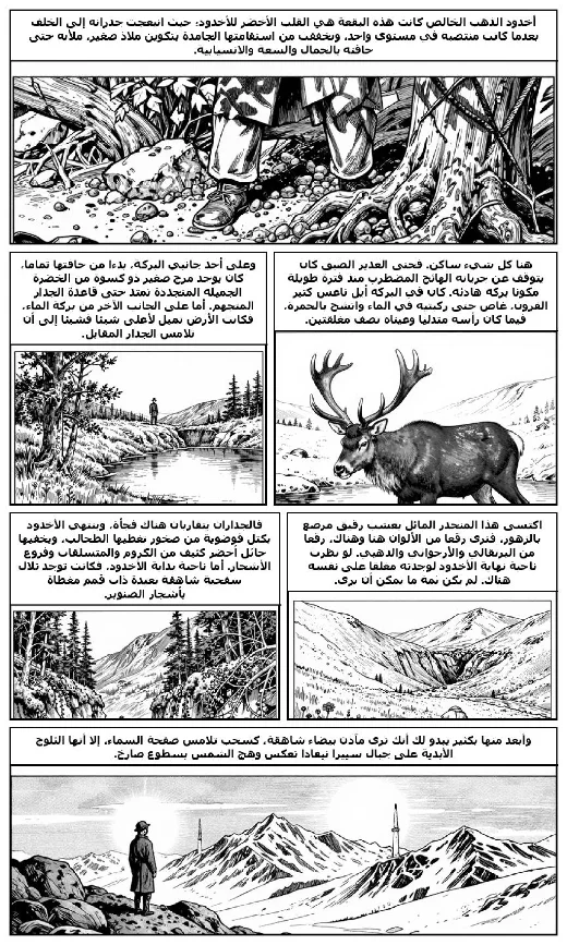 مانغا «أخدود الذهب الخالص» · جاك لندن · صفحة 1