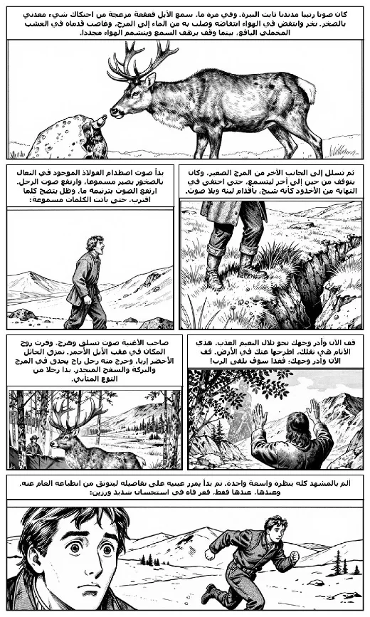 مانغا «أخدود الذهب الخالص» · جاك لندن · صفحة 4