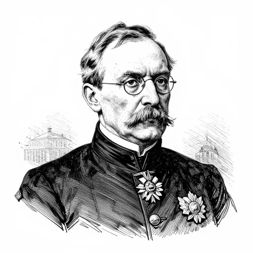 Modest Alekseich, Anya's older husband, a government official, character in Anna on the Neck