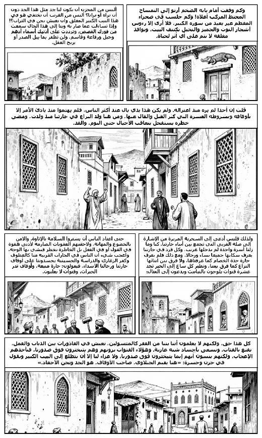 مانغا «أولاد حارتنا» · نجيب محفوظ · صفحة 2