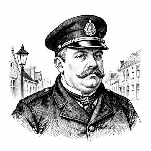 Commissary Passauf, The town police commissary, character in Doctor Ox's Experiment