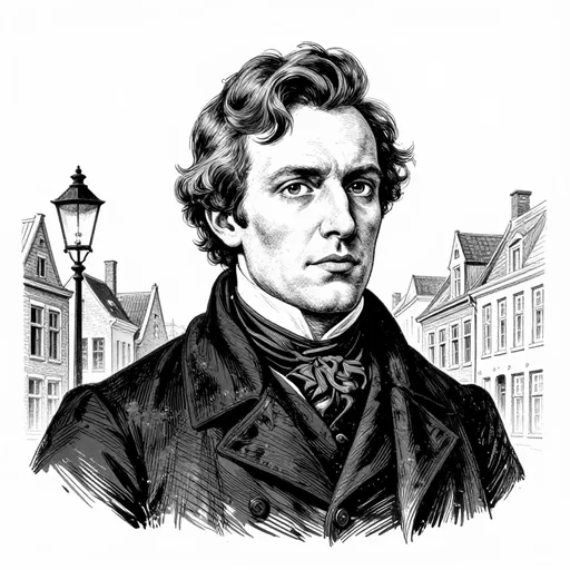Frantz Niklausse, A young man of the town, character in Doctor Ox's Experiment
