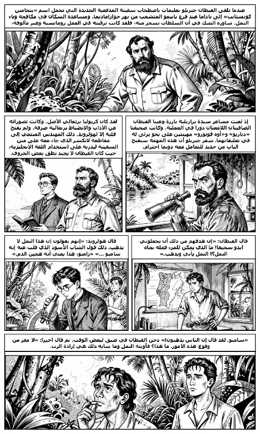 Empire of the Ants manga adaptation by H. G. Wells · Page 1