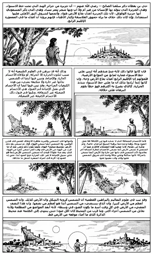 Hayy ibn Yaqzan manga adaptation by Ibn Tufayl · Page 1