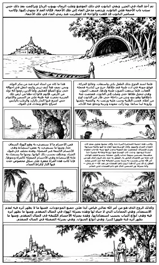 Hayy ibn Yaqzan manga adaptation by Ibn Tufayl · Page 3