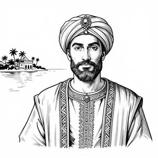 Salaman, King of the neighboring island, Absal's friend, character in Hayy ibn Yaqzan