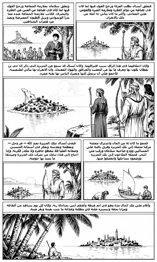 Hayy ibn Yaqzan manga adaptation by Ibn Tufayl · Page 2