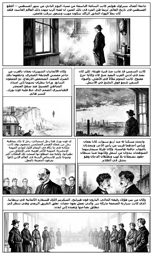 His Last Bow manga adaptation by Arthur Conan Doyle · Page 1