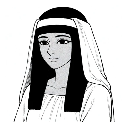 Nephthys, Isis's gentle sister, character in Isis and Osiris
