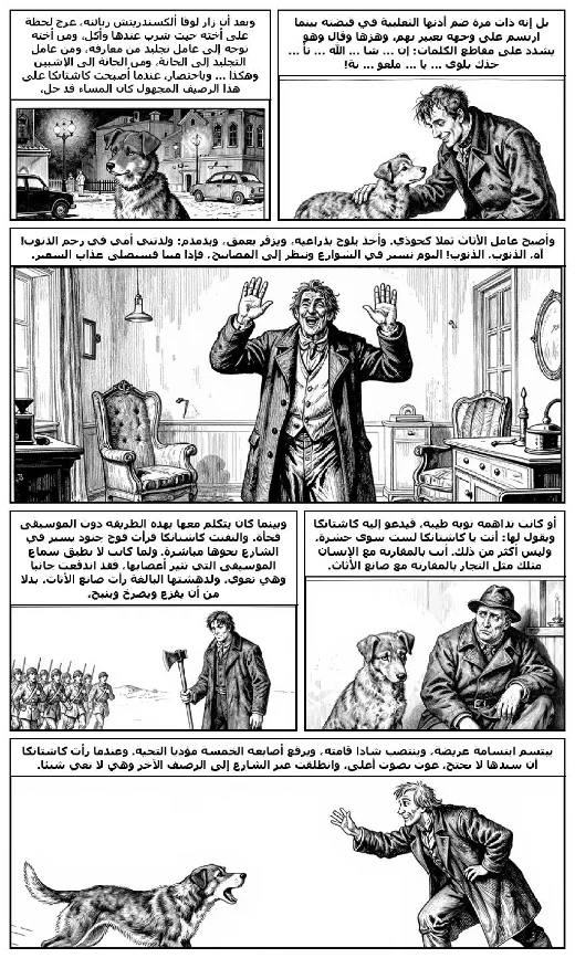 Kashtanka manga adaptation by Anton Chekhov · Page 2