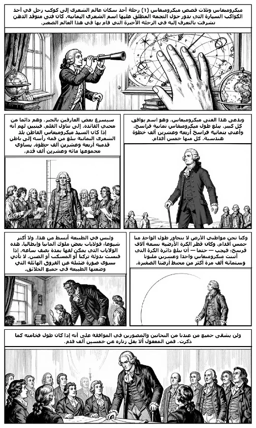 Micromégas and Three Tales manga adaptation by Voltaire · Page 1
