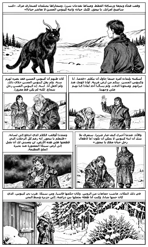 Negore the Coward manga adaptation by Jack London · Page 3