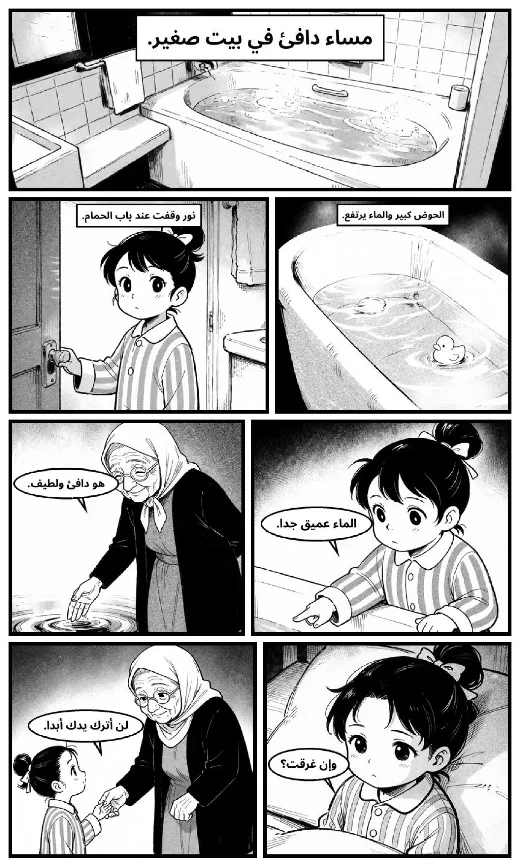 Nour and the Deep Water manga adaptation by Sutur · Page 1
