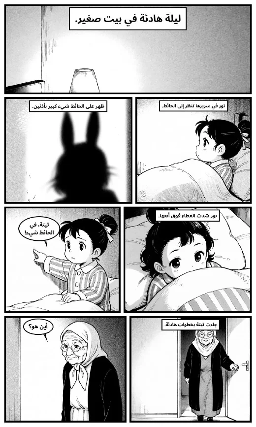 مانغا «نور والظل» · سطور · صفحة 1