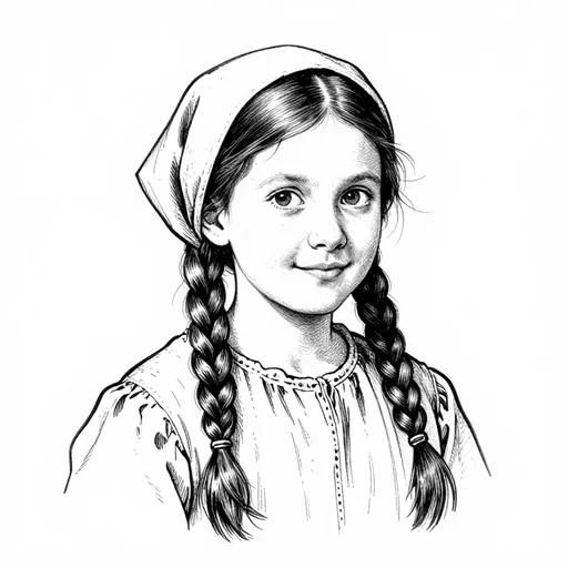 Olya, The little girl, character in Olya