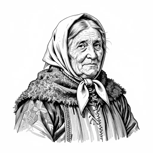The Grandmother, The narrator's grandmother, character in Olya