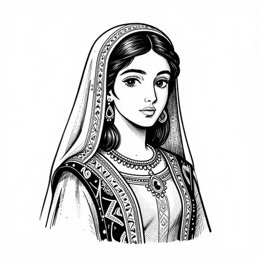 Nuzhat al-Zaman, The young princess, character in One Thousand and One Nights