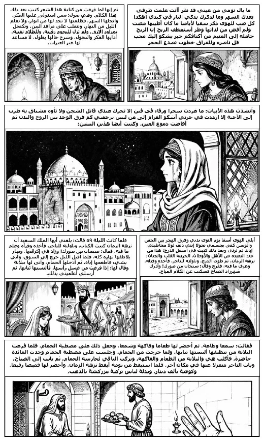 One Thousand and One Nights manga adaptation by Folk tradition · Page 2
