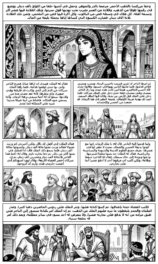 One Thousand and One Nights manga adaptation by Folk tradition · Page 3