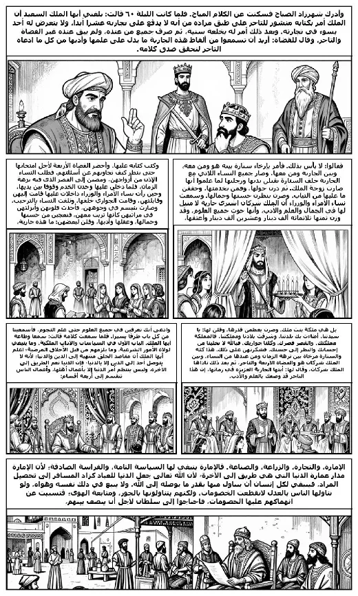 One Thousand and One Nights manga adaptation by Folk tradition · Page 4