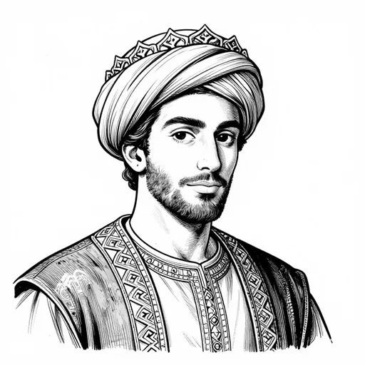 Daw' al-Makan, The young king, character in One Thousand and One Nights