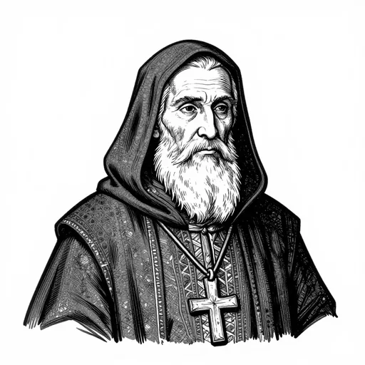 The Monk, The monastery monk, character in One Thousand and One Nights