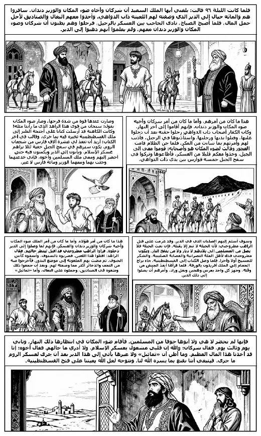 One Thousand and One Nights manga adaptation by Folk tradition · Page 1