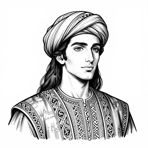 Taj al-Muluk, The handsome prince, character in One Thousand and One Nights