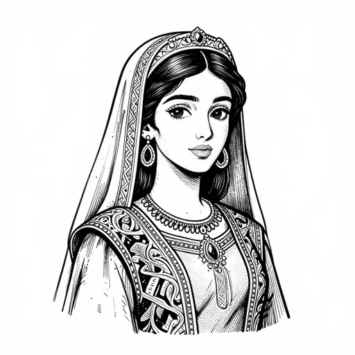 Princess Dunya, The distant princess, character in One Thousand and One Nights