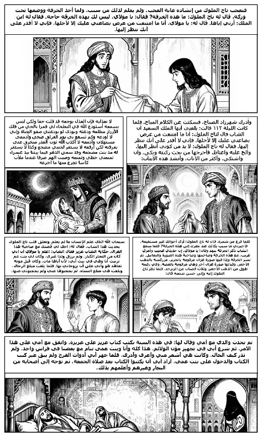 One Thousand and One Nights manga adaptation by Folk tradition · Page 4
