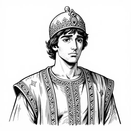 The Enchanted Prince, Prince, character in One Thousand and One Nights