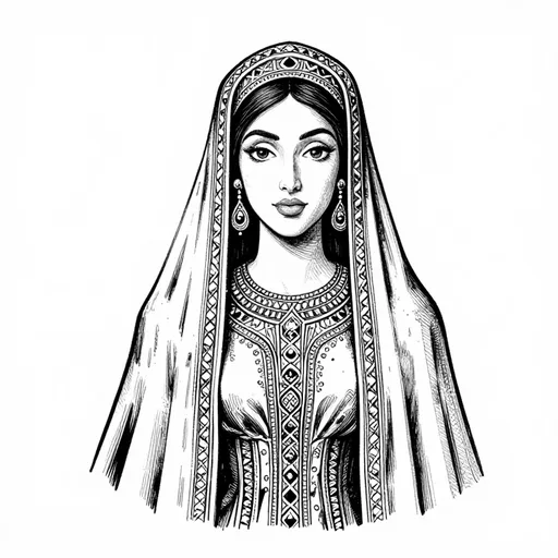 The Lady of the House, Lady, character in One Thousand and One Nights