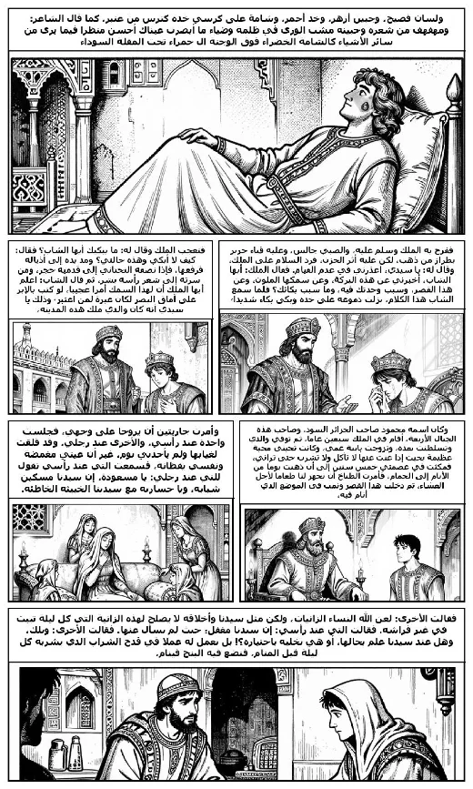 One Thousand and One Nights manga adaptation by Folk tradition · Page 3