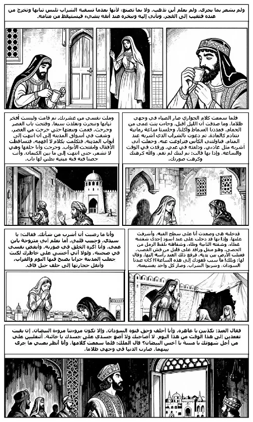 One Thousand and One Nights manga adaptation by Folk tradition · Page 4