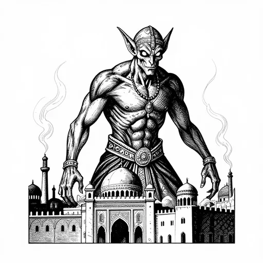 The Jinni, A jinni, character in One Thousand and One Nights