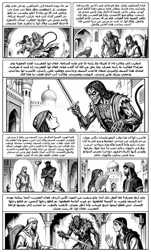 One Thousand and One Nights manga adaptation by Folk tradition · Page 2
