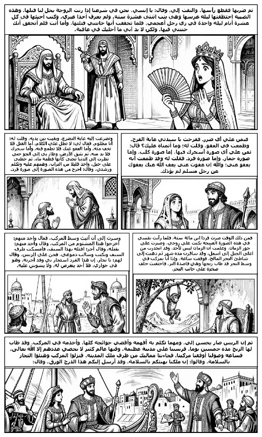 One Thousand and One Nights manga adaptation by Folk tradition · Page 3