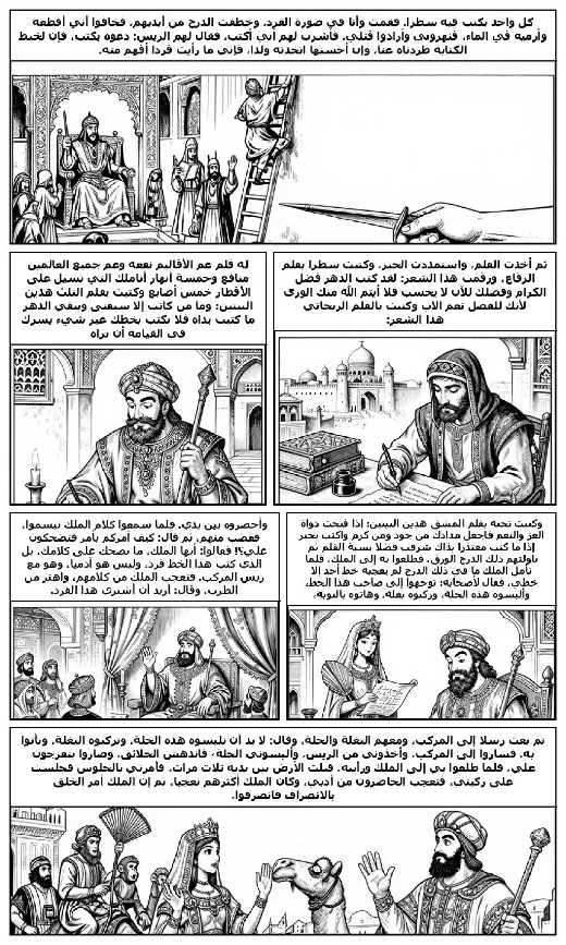 One Thousand and One Nights manga adaptation by Folk tradition · Page 4